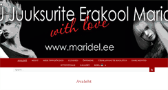 Desktop Screenshot of maridel.ee